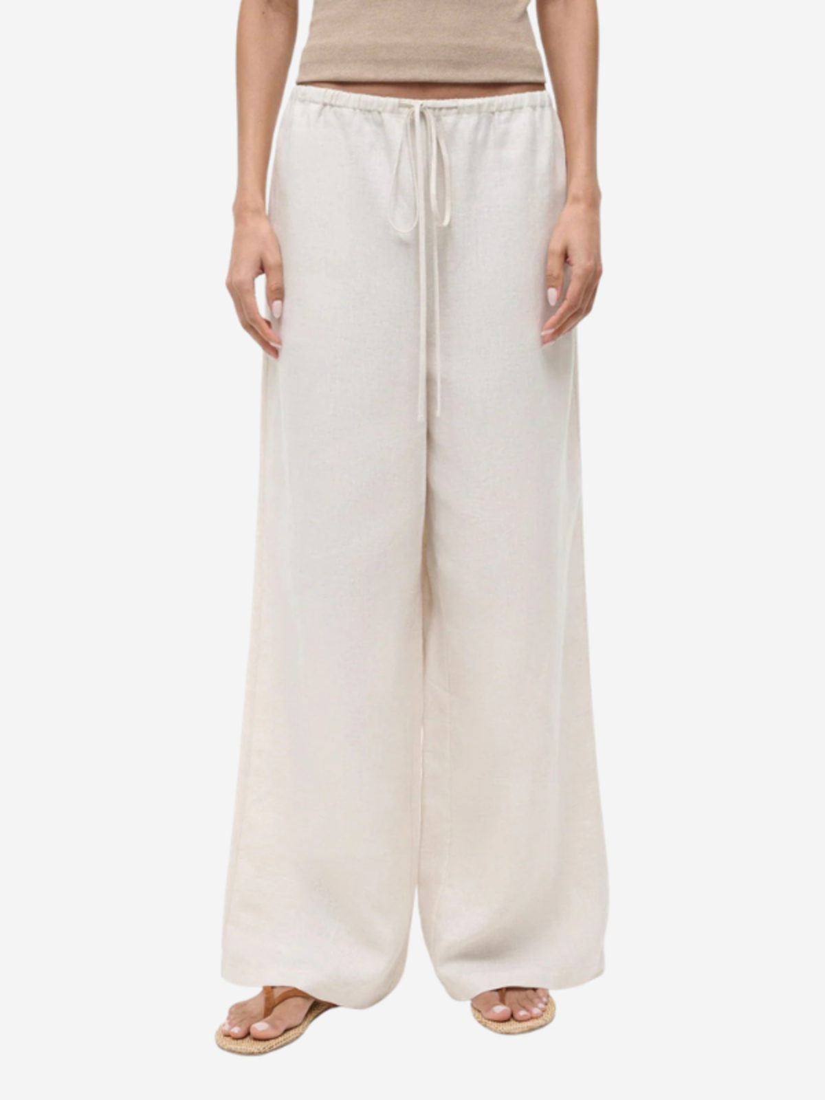 Staud Mateo Pant - Natural - Image 2 of 5