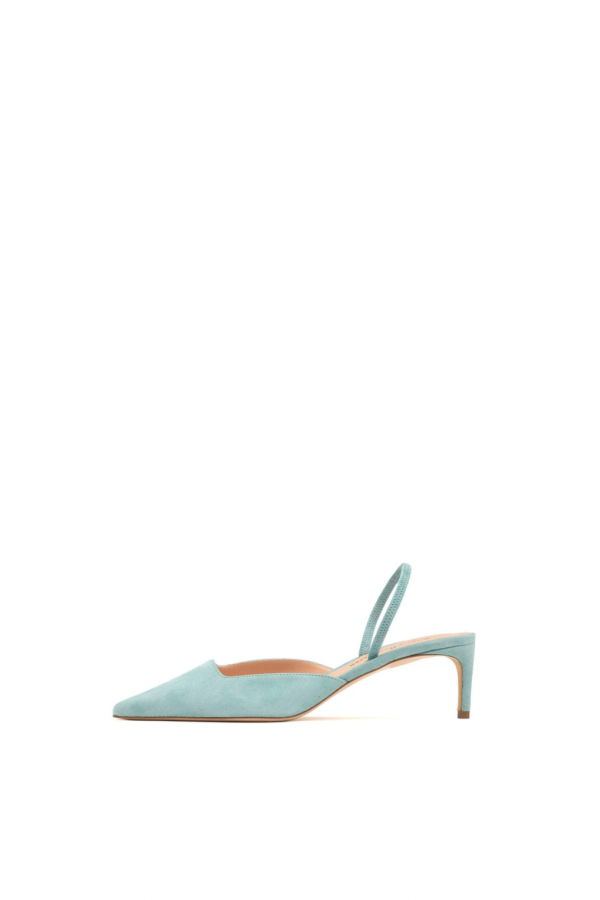 Rupert Sanderson Aminta Slingback Heels - Seaglass