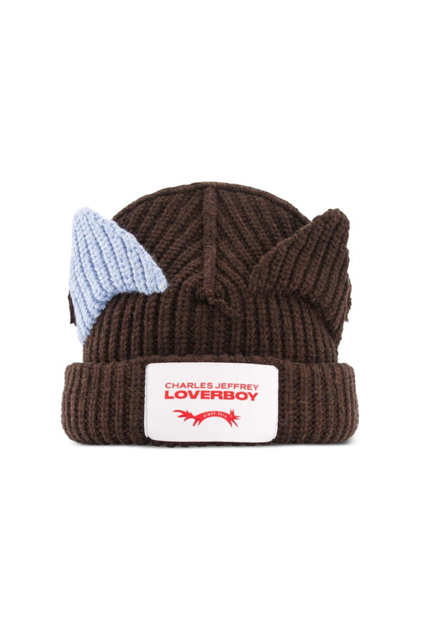 Charles Jeffrey Chunky Ears Beanie - Brown