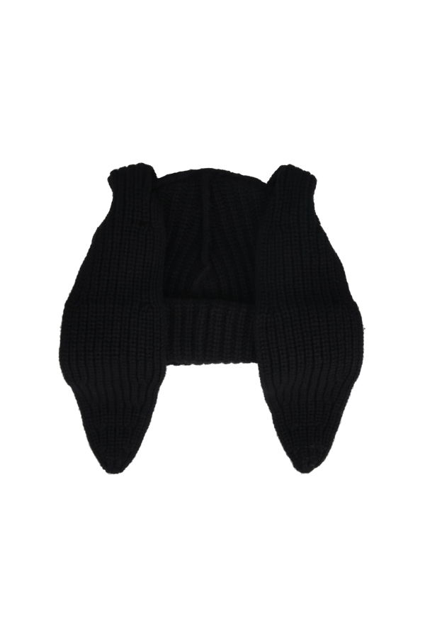 Charles Jeffrey Chunky Rabbit Beanie - Black