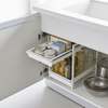 Yamazaki Home Under-Sink Rack with Pull-Out Shelf Kitchen Organizer - Thumbnail 4