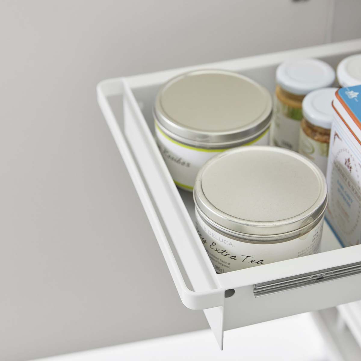 Yamazaki Home Under-Sink Rack with Pull-Out Shelf Kitchen Organizer - Image 7 of 16