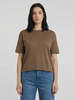 Sibin Linnebjerg Dawn T-Shirt - Dark Sand - Thumbnail 1