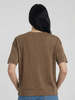 Sibin Linnebjerg Dawn T-Shirt - Dark Sand - Thumbnail 3