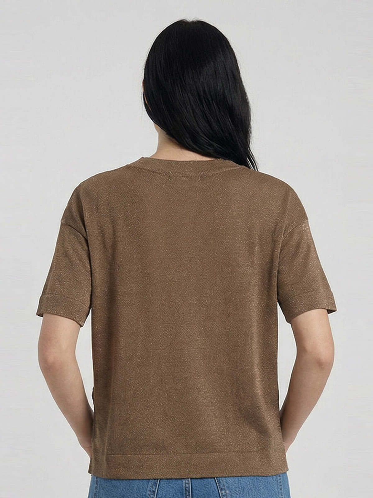 Sibin Linnebjerg Dawn T-Shirt - Dark Sand - Image 3 of 3