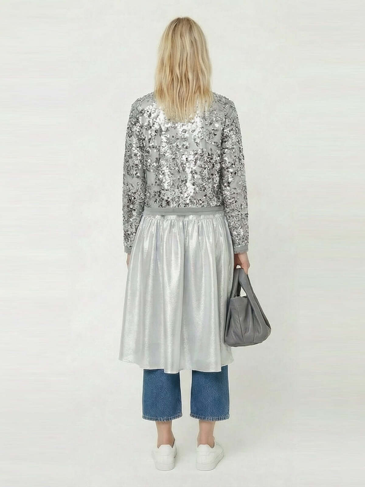 stella nova Silver Midi Dress - Image 7 of 8