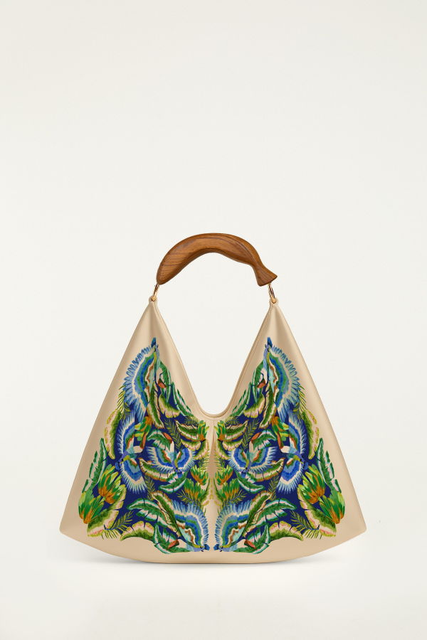 Farm Rio Satin Scarf Mini Bag