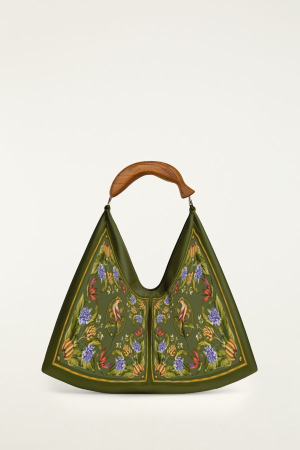 Farm Rio Satin Scarf Mini Bag