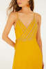 Farm Rio Yellow Bananas Maxi Wrap Dress - Yellow - Thumbnail 2