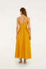 Farm Rio Yellow Bananas Maxi Wrap Dress - Yellow - Thumbnail 3