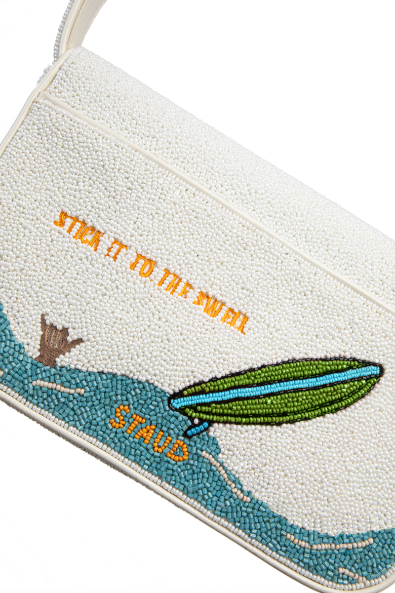 Staud Tommy Beaded Bag - Surf Babes