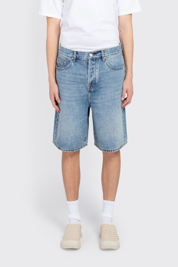 Stussy Big Ol Short Denim Shorts - Indigo Stone Wash