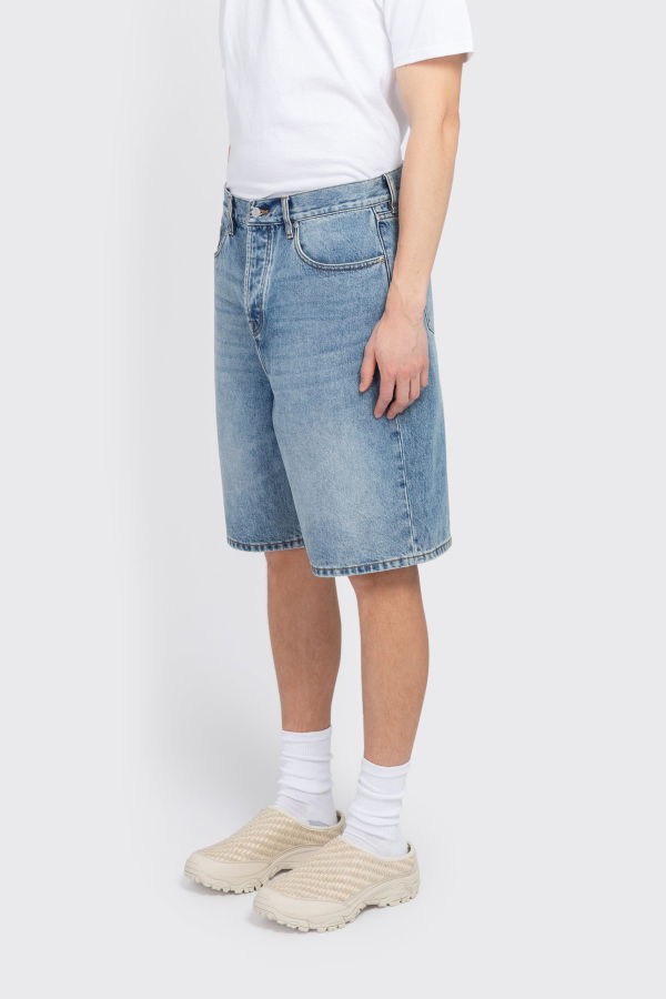 Stussy Big Ol Short Denim Shorts - Indigo Stone Wash