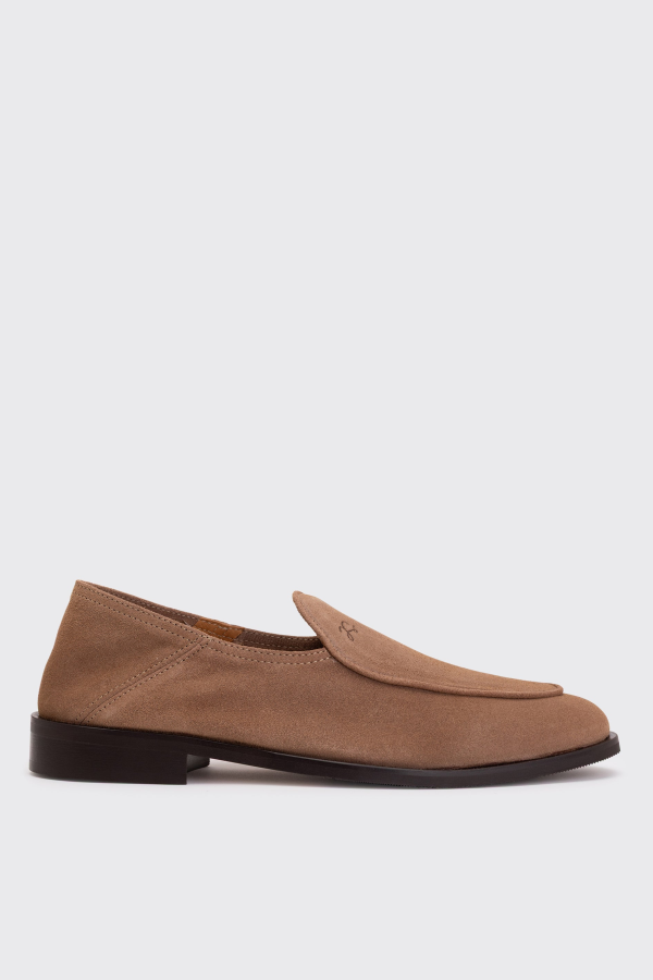 Jacques Soloviere Chris Suede Loafers - Earth