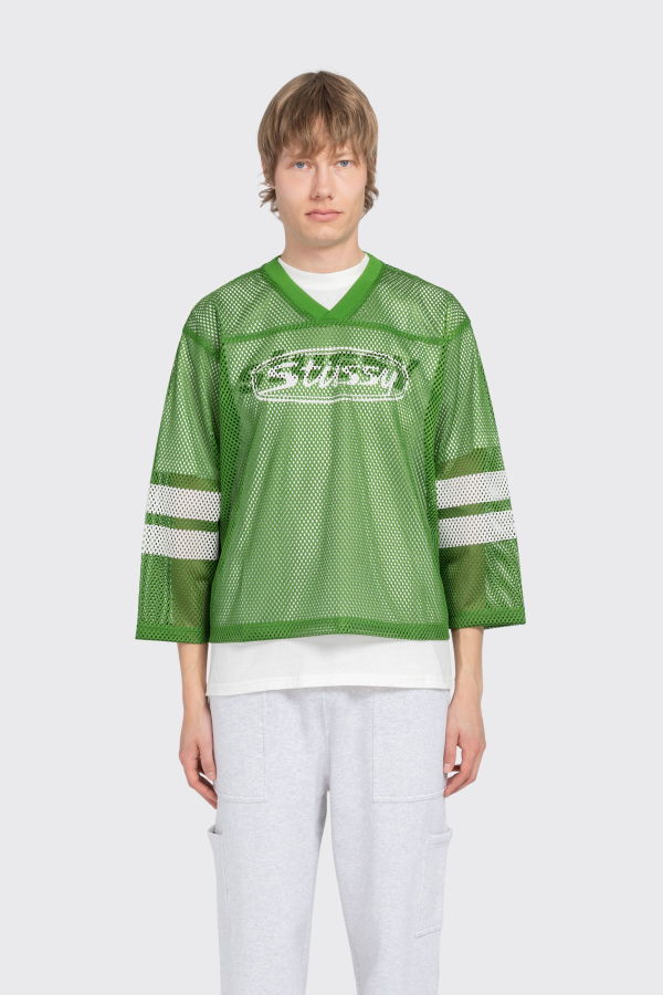Stussy Trucker Team Jersey Tee - Green