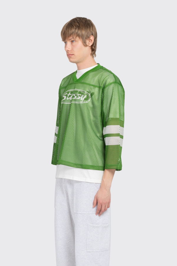 Stussy Trucker Team Jersey Tee - Green