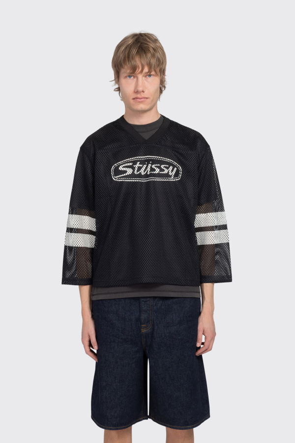Stussy Trucker Team Jersey - Black