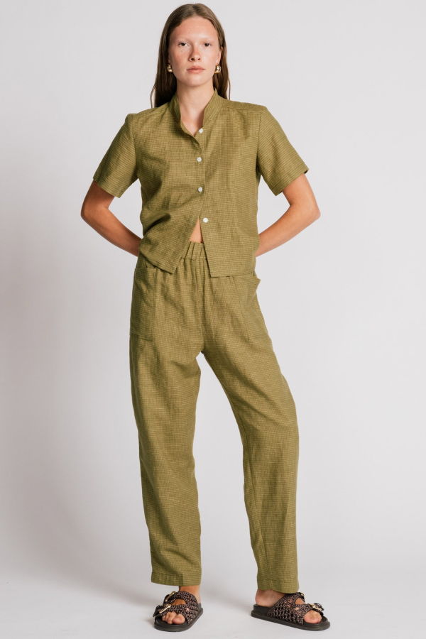 Allison Wonderland Sparrow Pant - Avocado