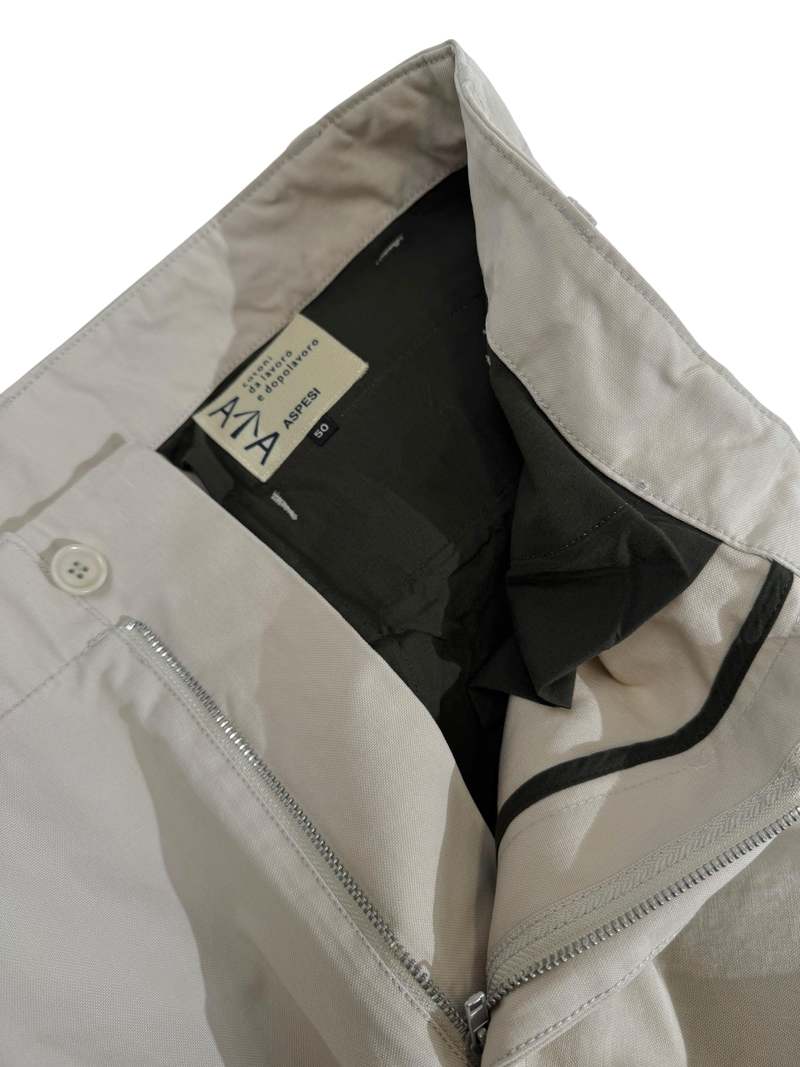 Aspesi Canvas Trousers - Khaki