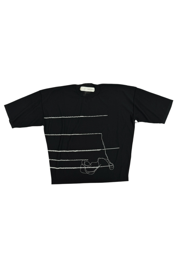 Isabel Benenato Knit Threaded Tee