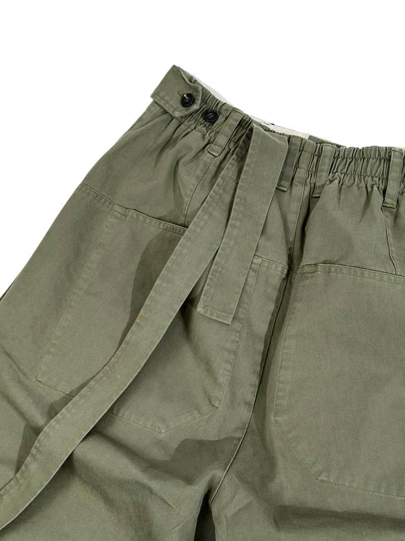 Isabel Benenato Wide Leg Cargo Pant