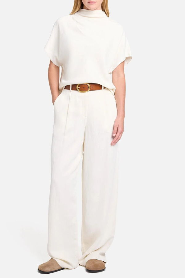 TWP Delilah Pant in Cotton Linen Twill Pants