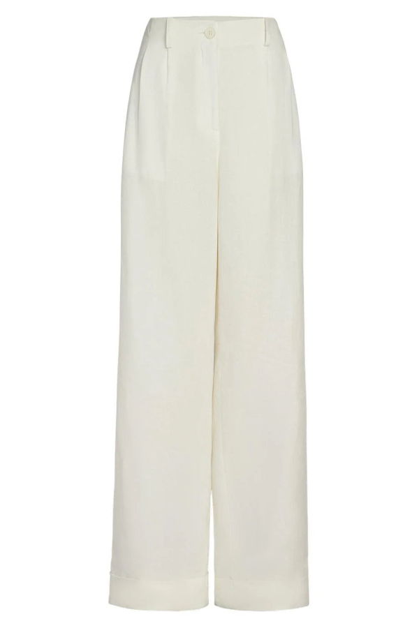 TWP Delilah Pant in Cotton Linen Twill Pants