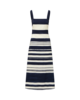 Veronica Beard Ella Striped Linen Midi Dress - Thumbnail 7
