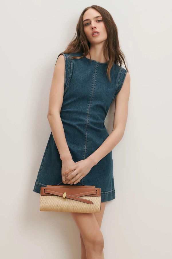 Veronica Beard Imara Denim Mini Dress