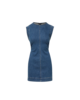 Veronica Beard Imara Denim Mini Dress - Thumbnail 6