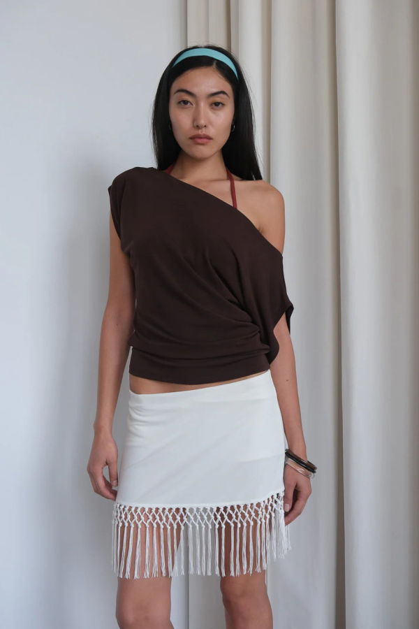 Geel Fletcher Top - Americano