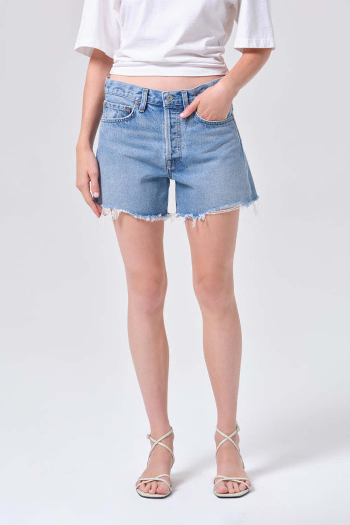 AGOLDE Parker Long Shorts - Community - Image 2 of 7