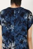 Blue Blue Japan Indigo Glass Jacquard Hand-Dyed Dress - Thumbnail 6