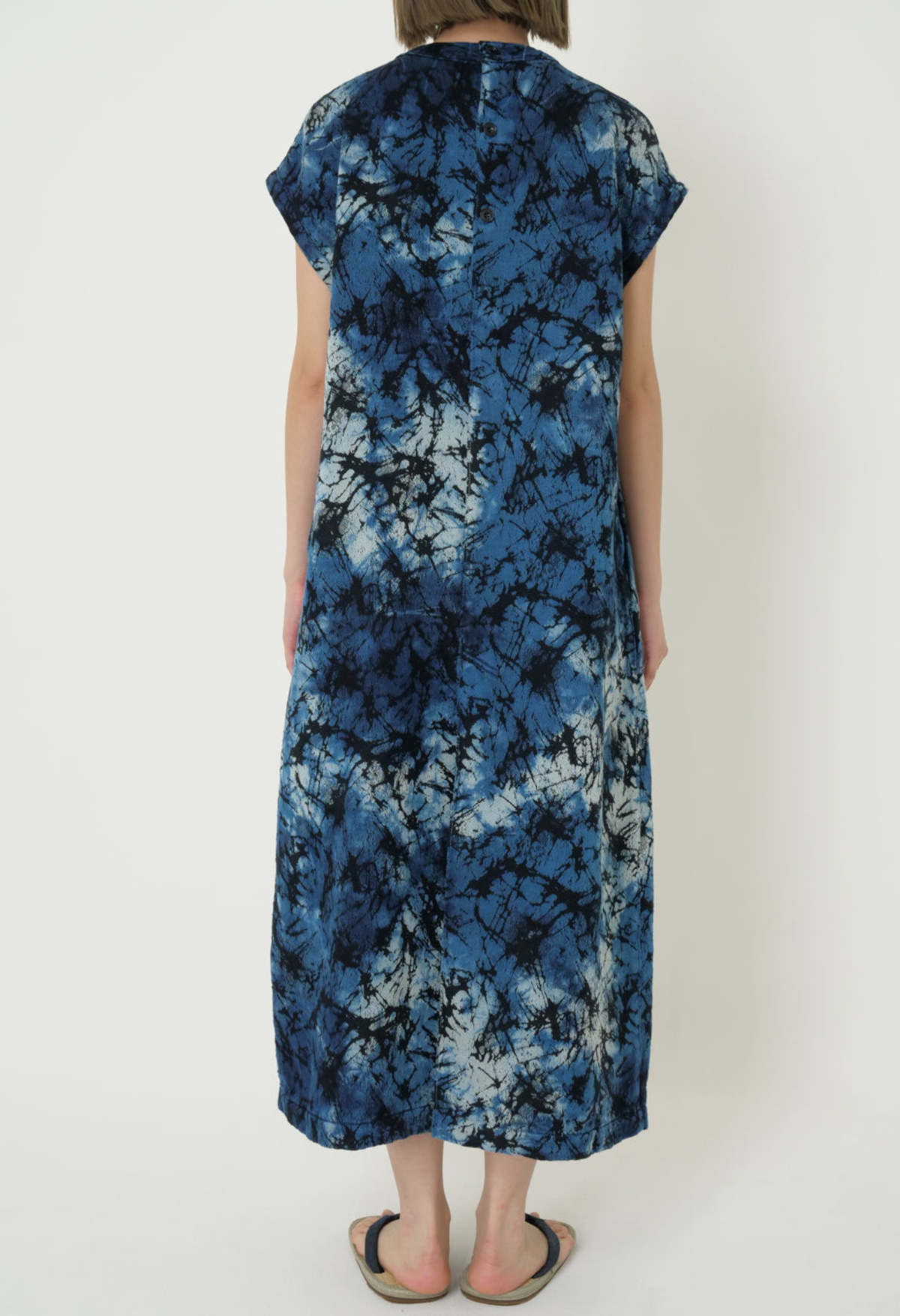 Blue Blue Japan Indigo Glass Jacquard Hand-Dyed Dress - Image 10 of 15