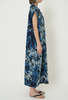 Blue Blue Japan Indigo Glass Jacquard Hand-Dyed Dress - Thumbnail 11
