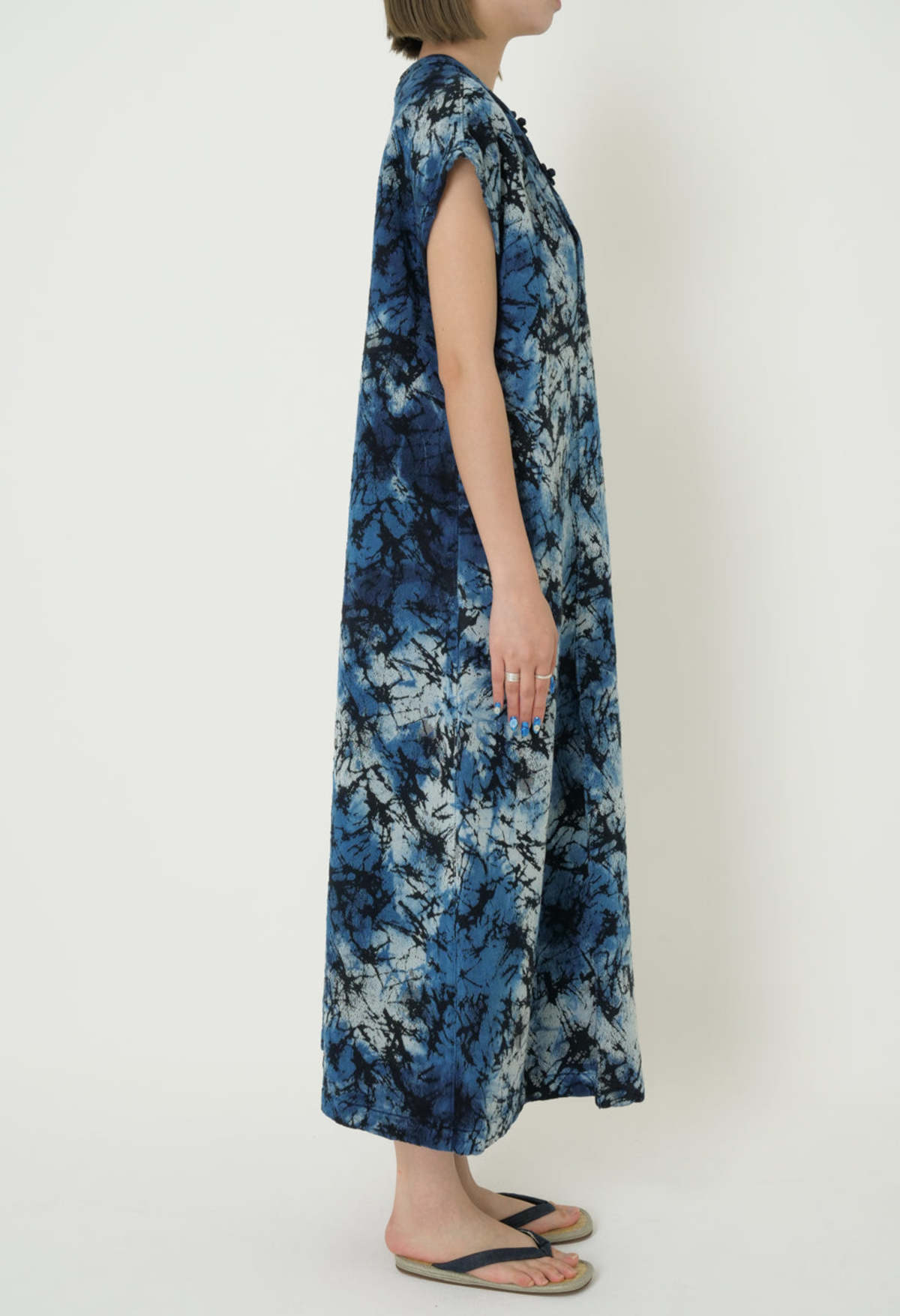 Blue Blue Japan Indigo Glass Jacquard Hand-Dyed Dress - Image 11 of 15