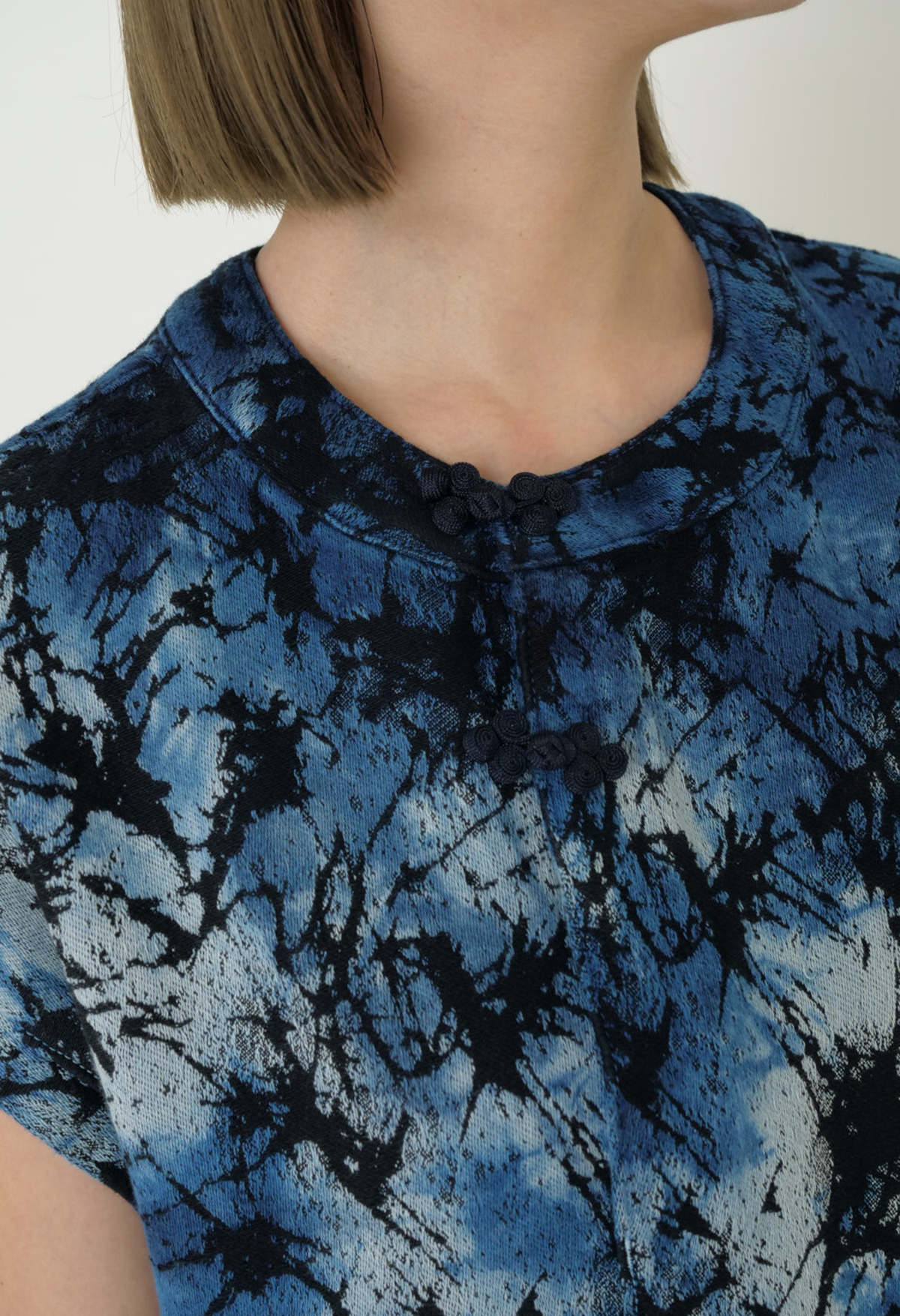 Blue Blue Japan Indigo Glass Jacquard Hand-Dyed Dress - Image 12 of 15