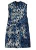 Blue Blue Japan Indigo Glass Jacquard Hand-Dyed Dress - Thumbnail 15