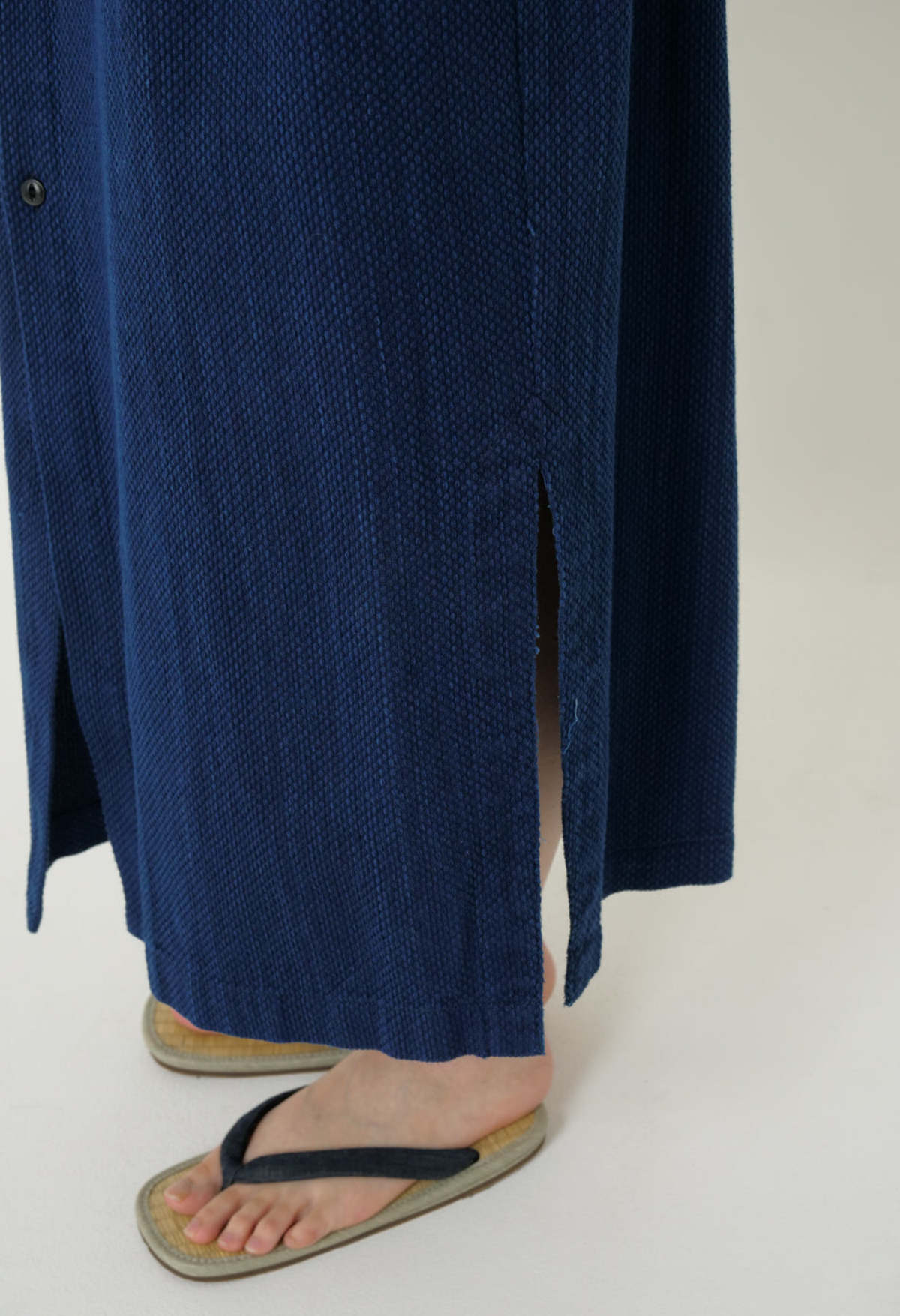 Blue Blue Japan Kasezome Sashiko Shirt Dress - Image 5 of 10