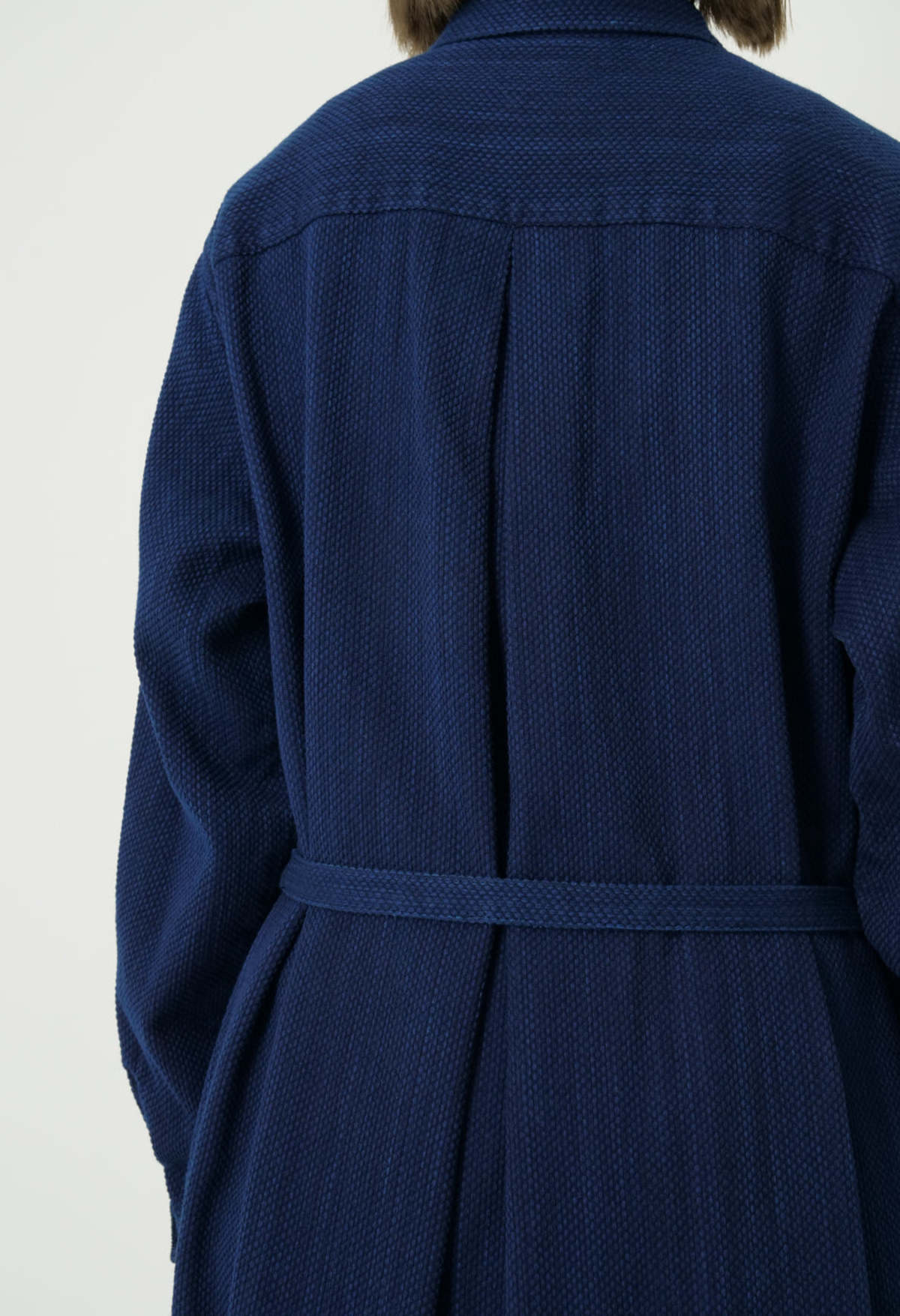 Blue Blue Japan Kasezome Sashiko Shirt Dress - Image 6 of 10