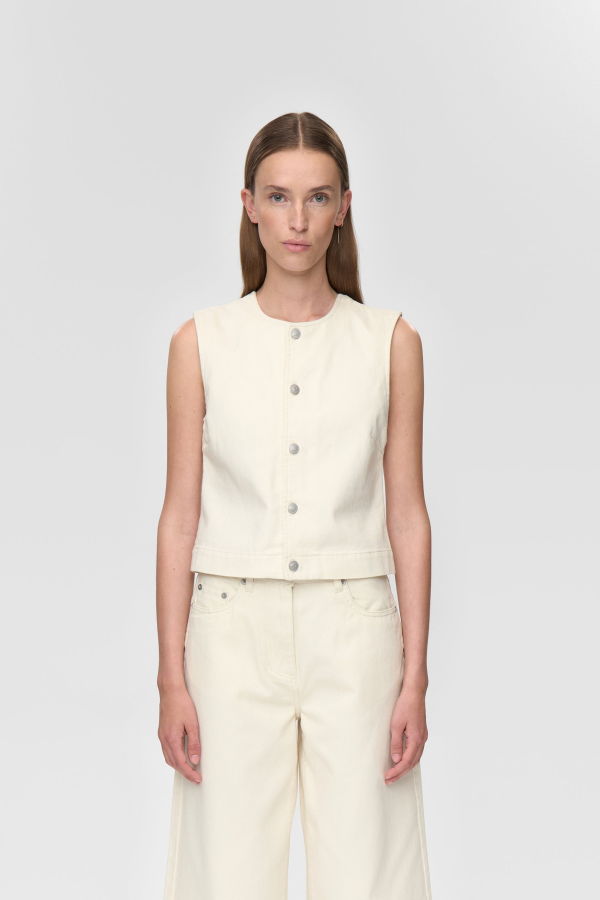 Minimum Alessia Vest - Whisper White