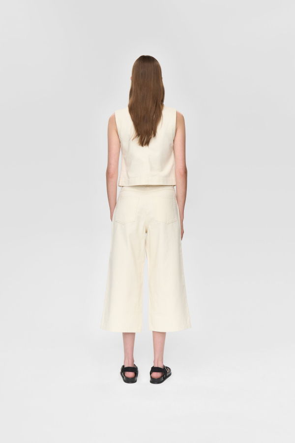 Minimum Caroline Culotte Jean - Whisper White