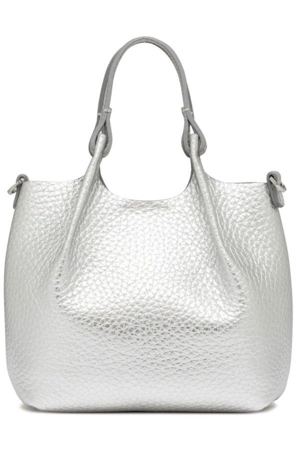 Gianni Chiarini Dua Mini Hobo Bag - Silver