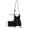 Gianni Chiarini Sienna Leather Bucket Bag - Black - Thumbnail 3