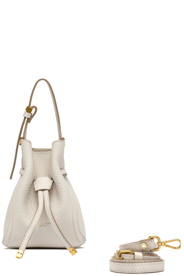 Gianni Chiarini Sienna Bucket Bag - Off White