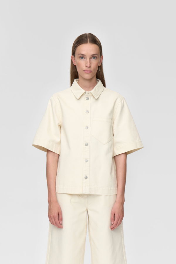 Minimum Vida SS Shirt - Whisper White