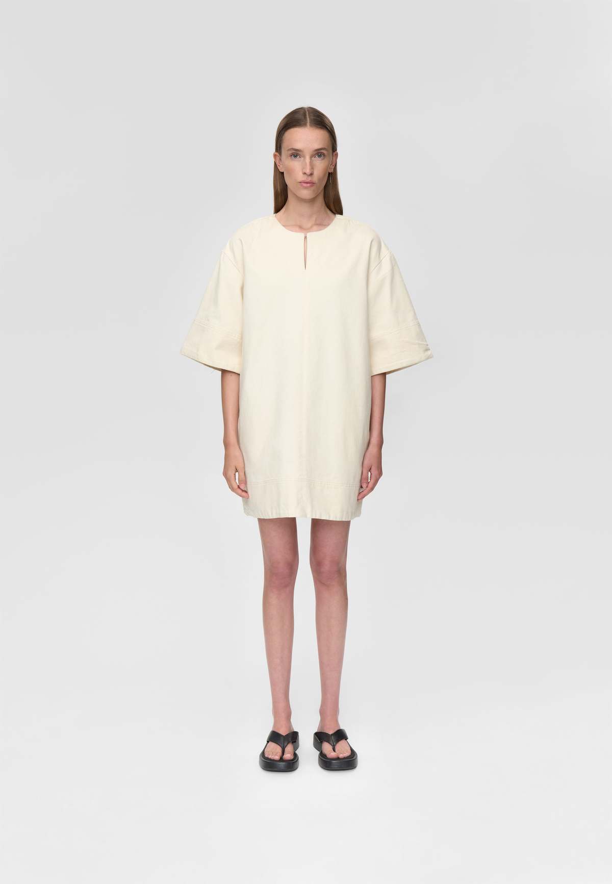 Minimum Wilma Dress - Whisper White - Image 1 of 5