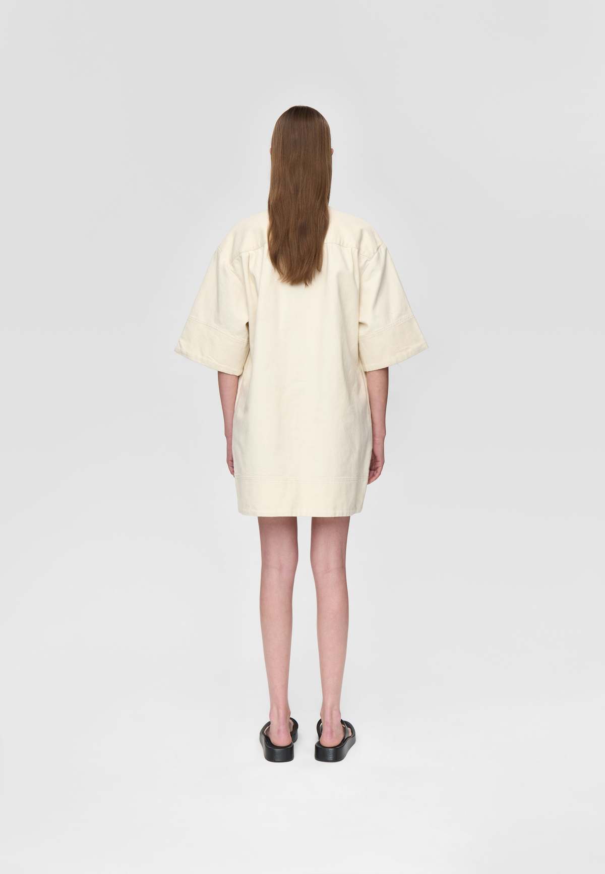 Minimum Wilma Dress - Whisper White - Image 4 of 5