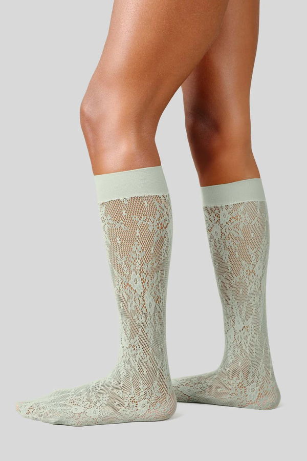 Swedish Stockings Rosa Lace Knee High Socks