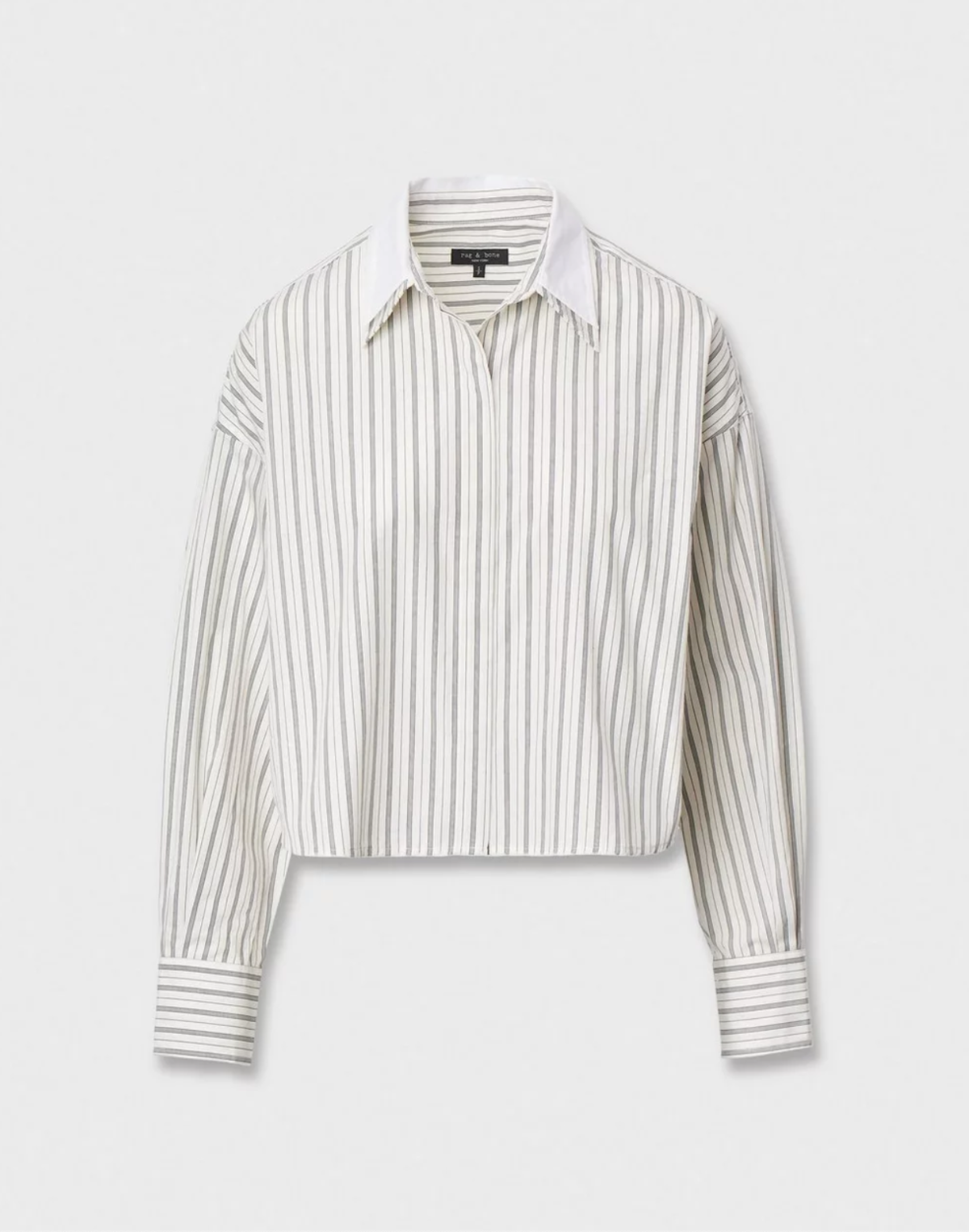 Rag & Bone Marin Striped Combo Shirt - Image 3 of 5